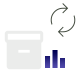 real-time stock control icon