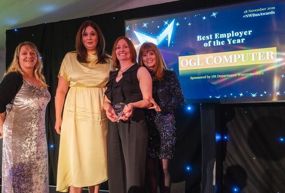 OGL awarded “Employer of the Year” at the first-ever North Worcestershire Business Awards